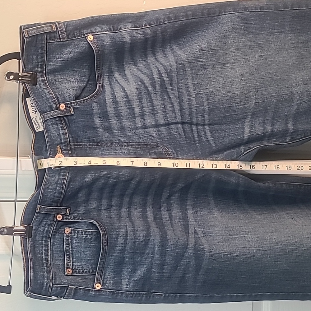Daniel Cremieux Dark Blue Straight Jeans Size 40X30 Man - Picture 7 of 10